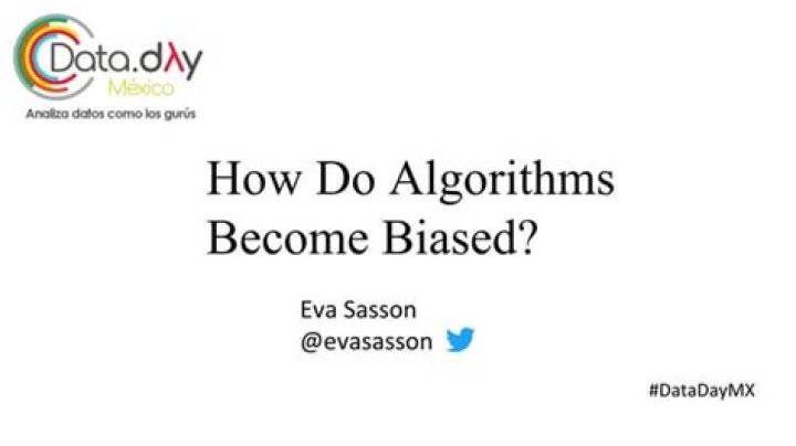 Can algorithms be biased