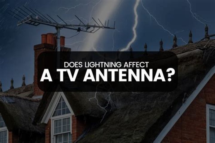 Can lightning damage your TV