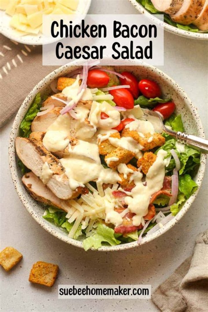 Does a chicken Caesar salad have carbs?