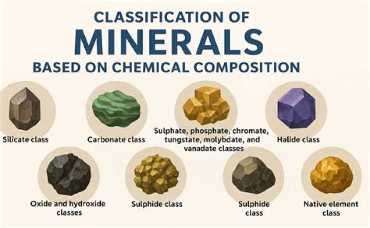 How are minerals different than compounds