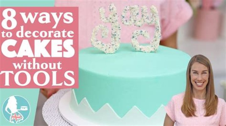 How can I write on cake without tools?