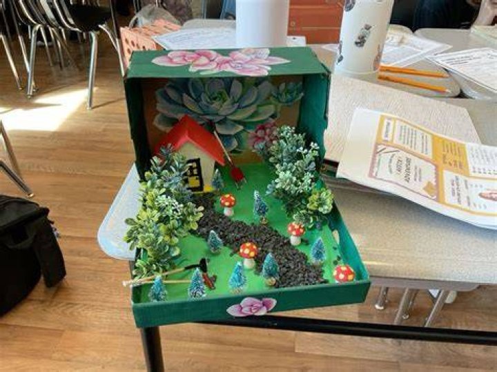 How do I make a garden school project