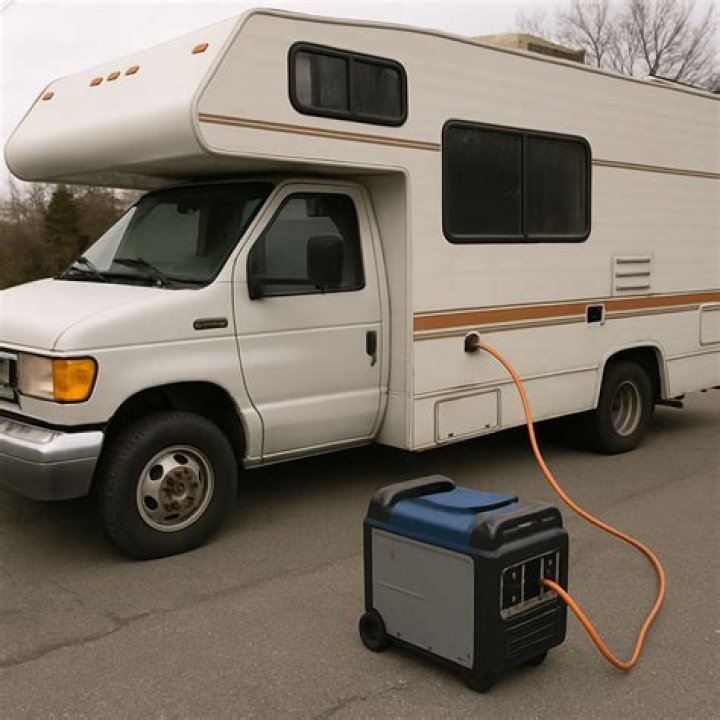 How do I manually start my RV generator?