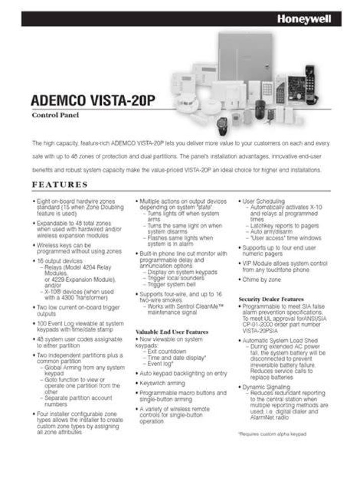 How do I program my Ademco Vista 20p