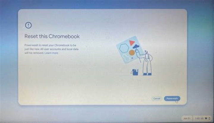 How do I reset my Chromebook without administrator