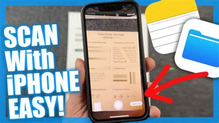 How do I scan a document with my iPhone 6