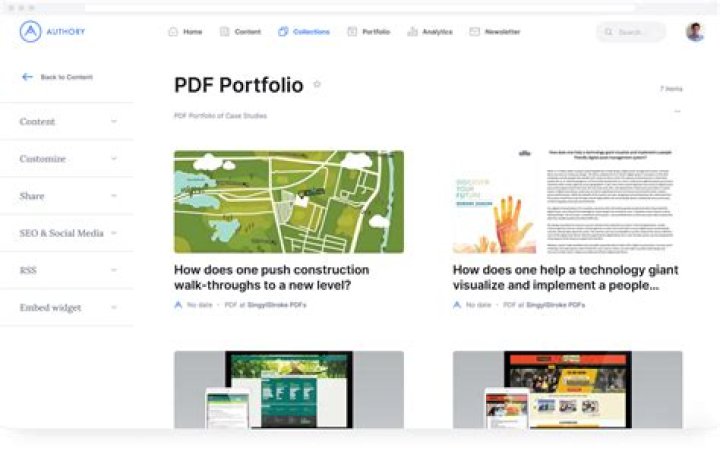 How do I search a PDF portfolio