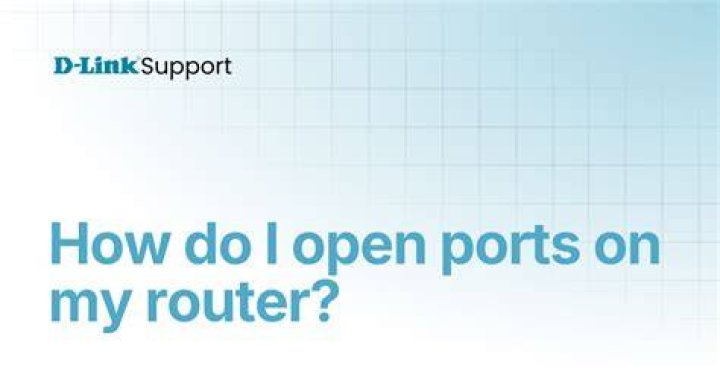 How do open ports on my router
