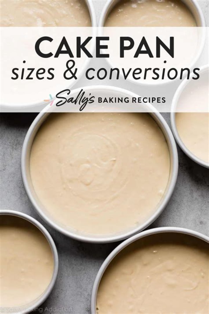 How do you adjust pan size for baking?