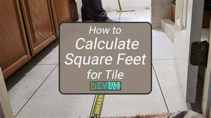 How do you calculate tile weight