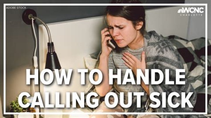 How do you call in sick while texting