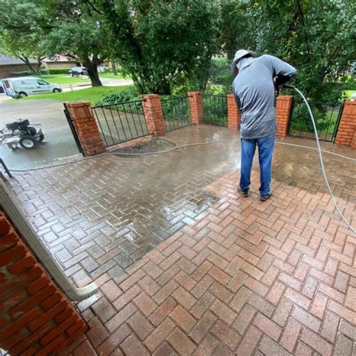 How do you clean brick without a pressure washer