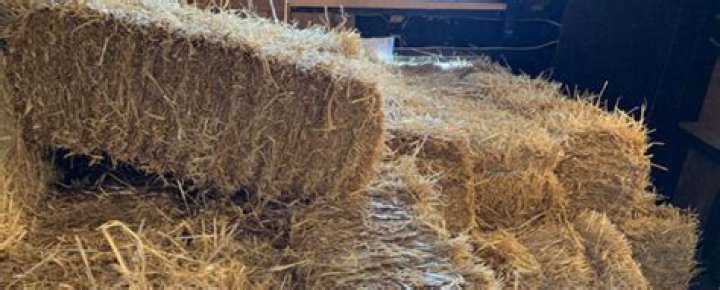 How do you condition straw bales organically