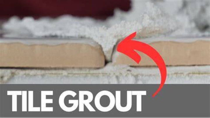 How do you grout tile with sanded grout