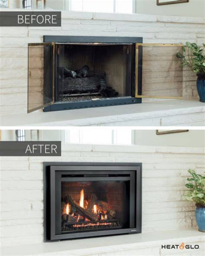 How do you level a fireplace insert?