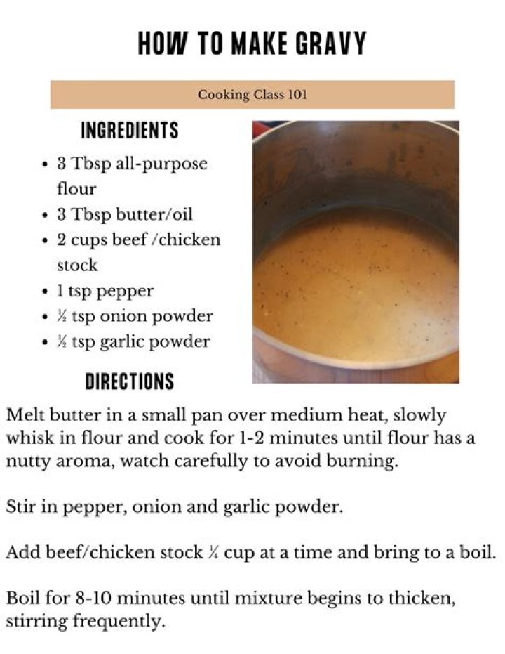 How do you make gravy less rich?