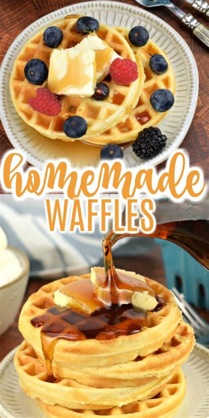 How do you make waffles at home?