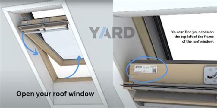 How do you manually open a Velux window