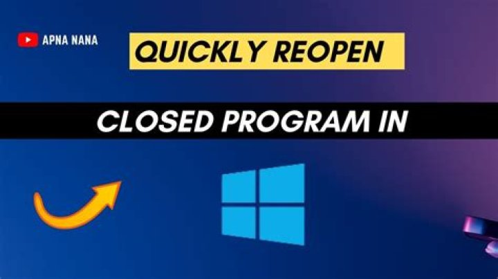How do you reopen a closed slide?