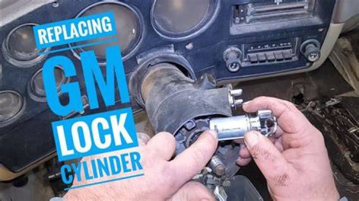 How do you replace a lock on a storage compartment?