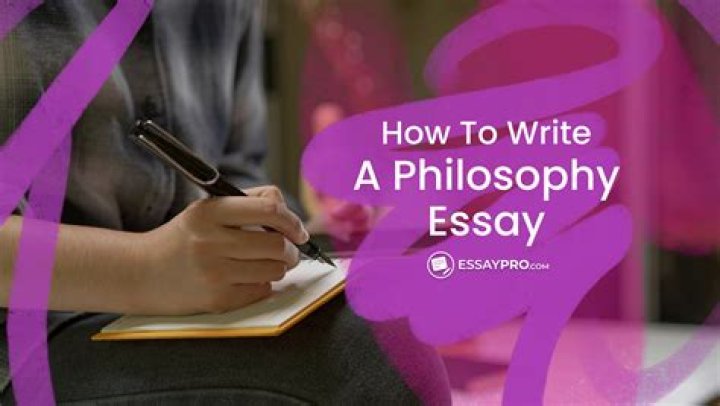 How do you start a philosophy essay