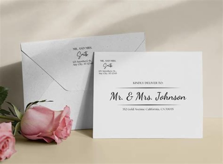 How do you write Mr and Mrs with first name