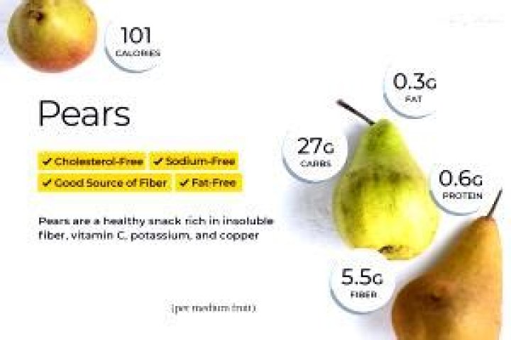 How much does a medium sized pear weigh?
