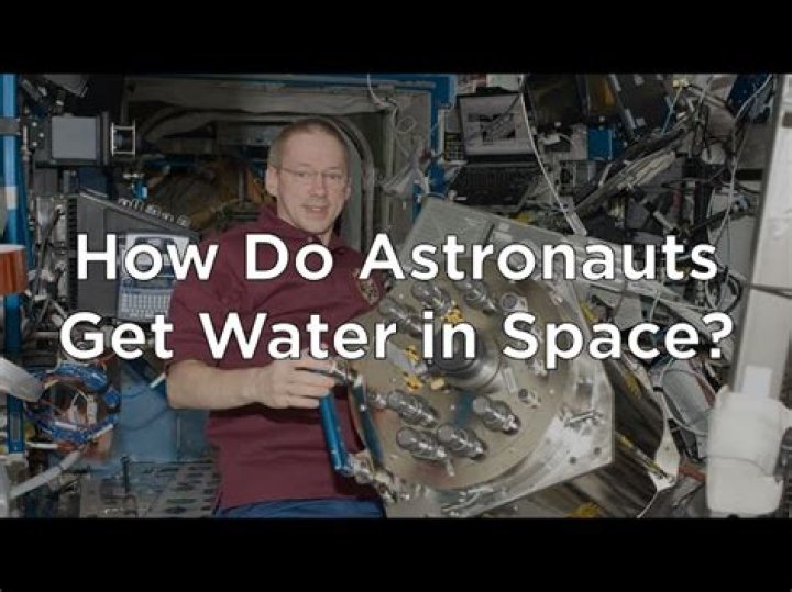 How much water do astronauts carry into space?