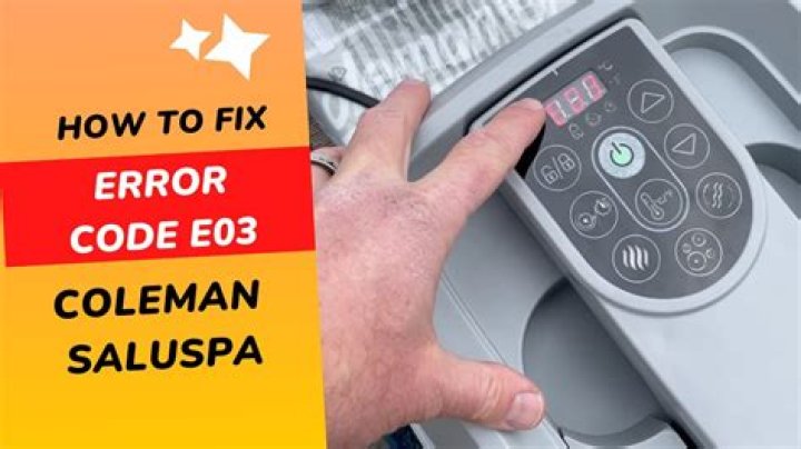 How to check for a fault code E03?