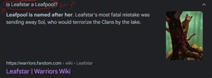 Is Leafstar a Leafpool
