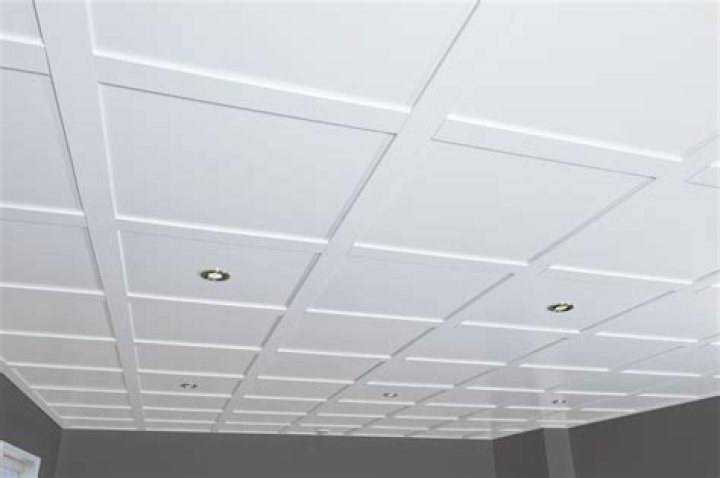 What are drop ceilings made of