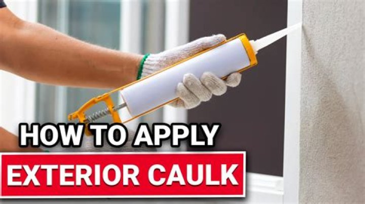What can I use caulk for