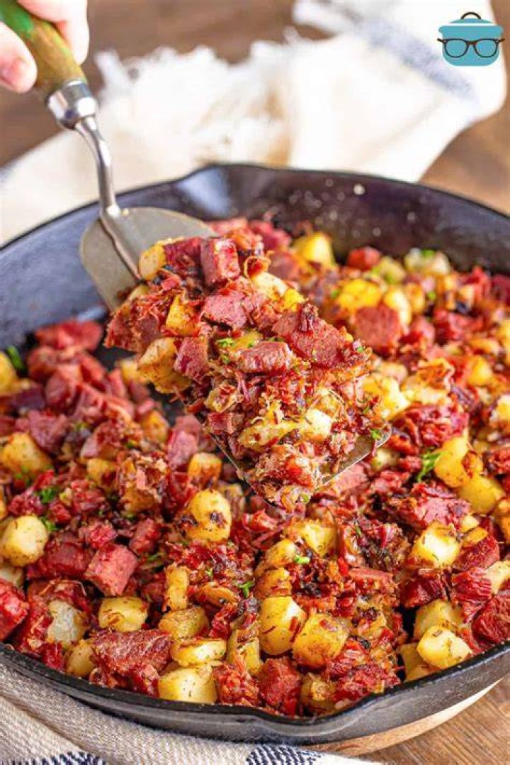 What can you add to Cornbeef hash?