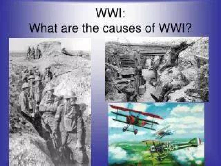 What caused WWI