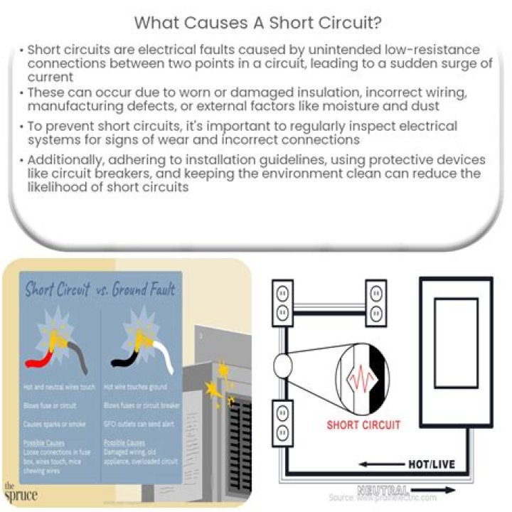 What causes an electrical dead short?