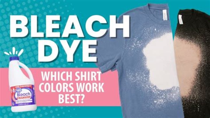 What color does bleach turn green