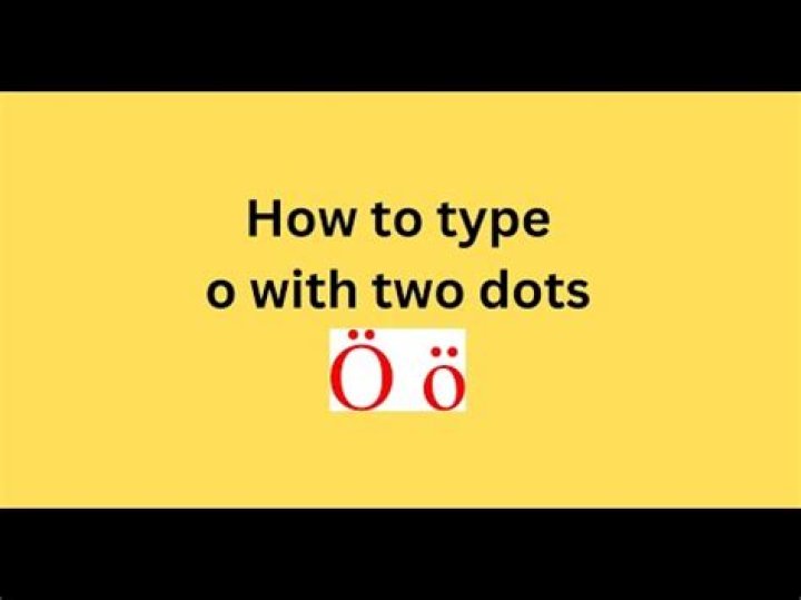What does a with two dots over it mean