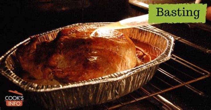 What does baste mean in cooking?