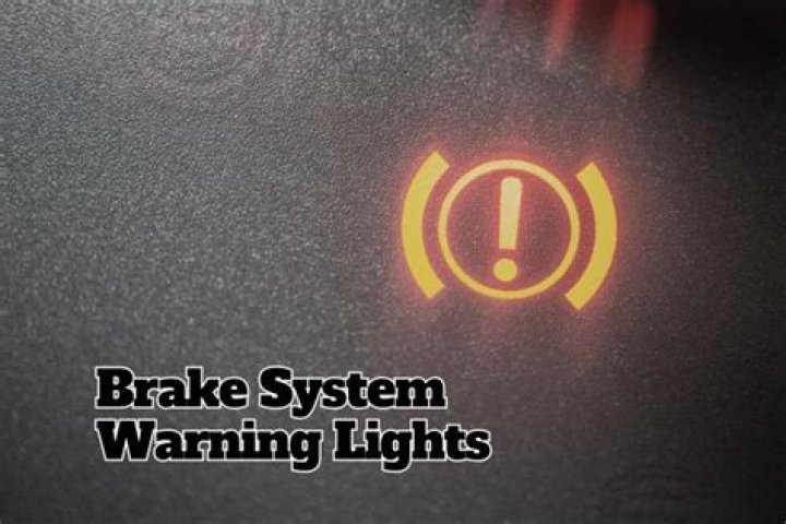 What does the brake system warning light mean?