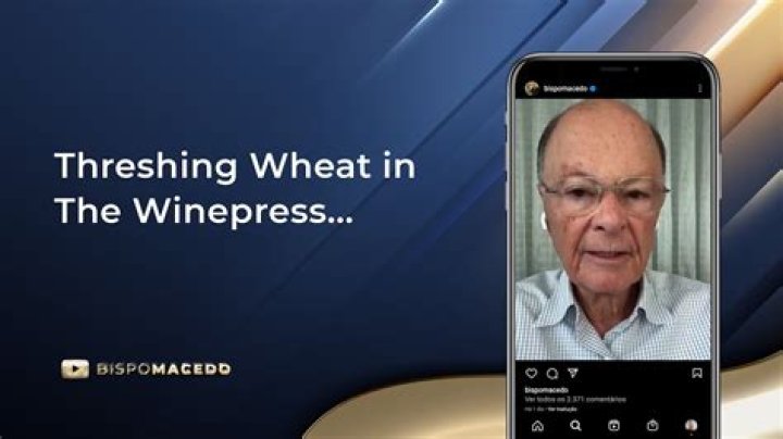 What does threshing wheat in a winepress mean