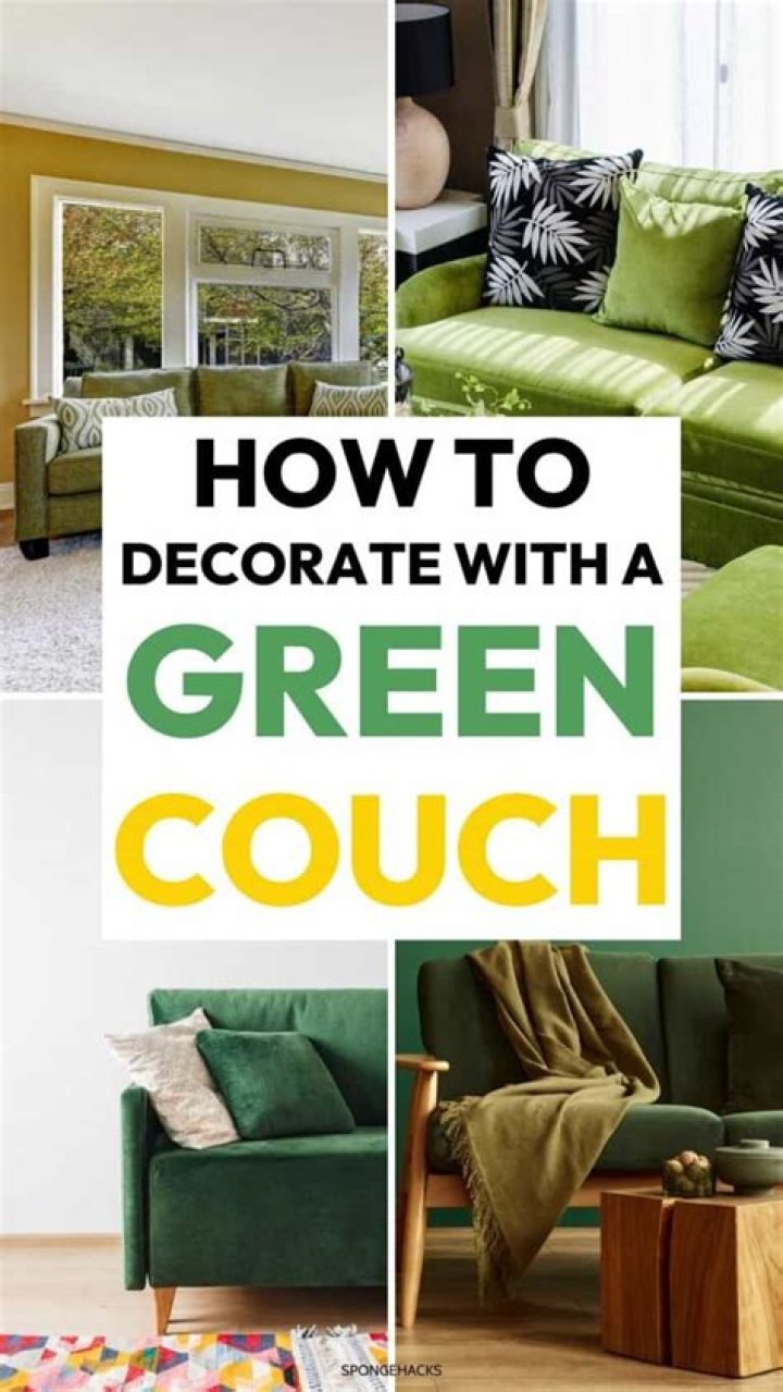 What goes with green couch