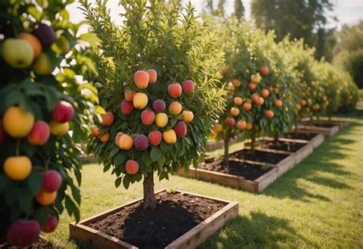 What grows in an orchard?