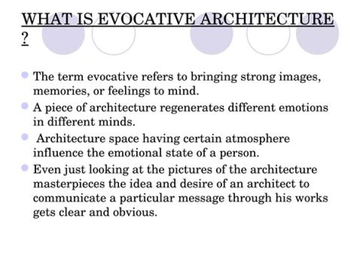 What is an evocative image