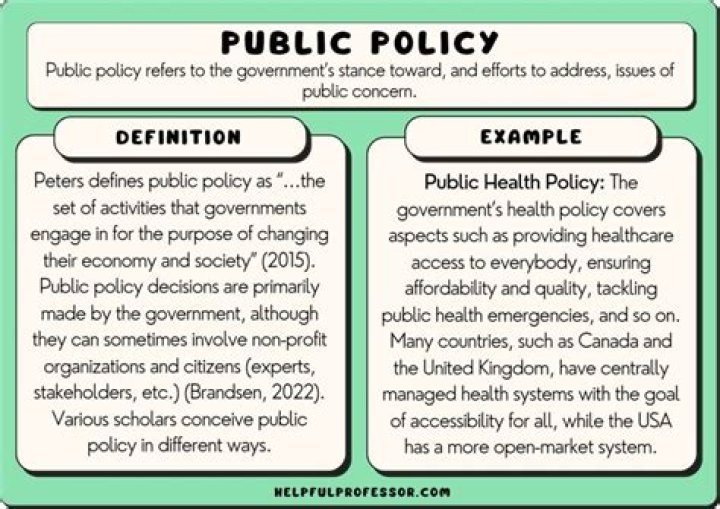 What is considered a public policy issue