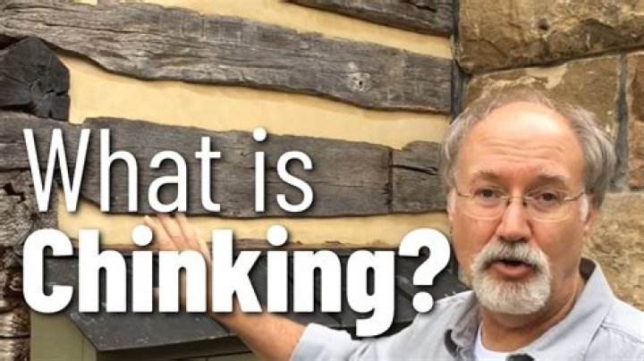 What is modern chinking made of?
