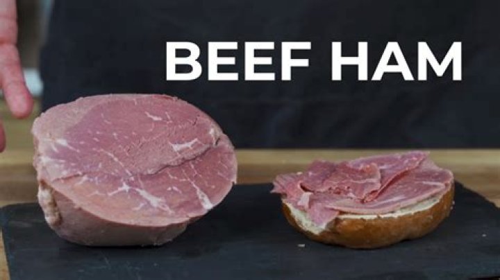 What is raw beef ham?