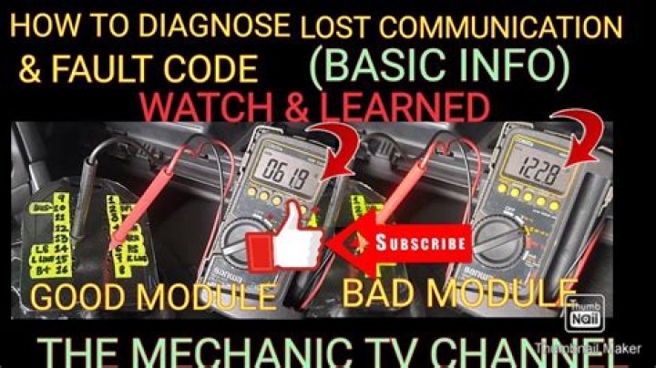 What is the code for lost communication with TCM?