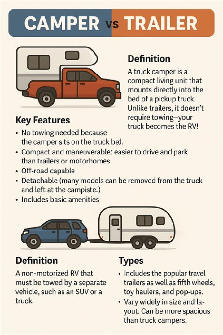 What is the difference between RV types?