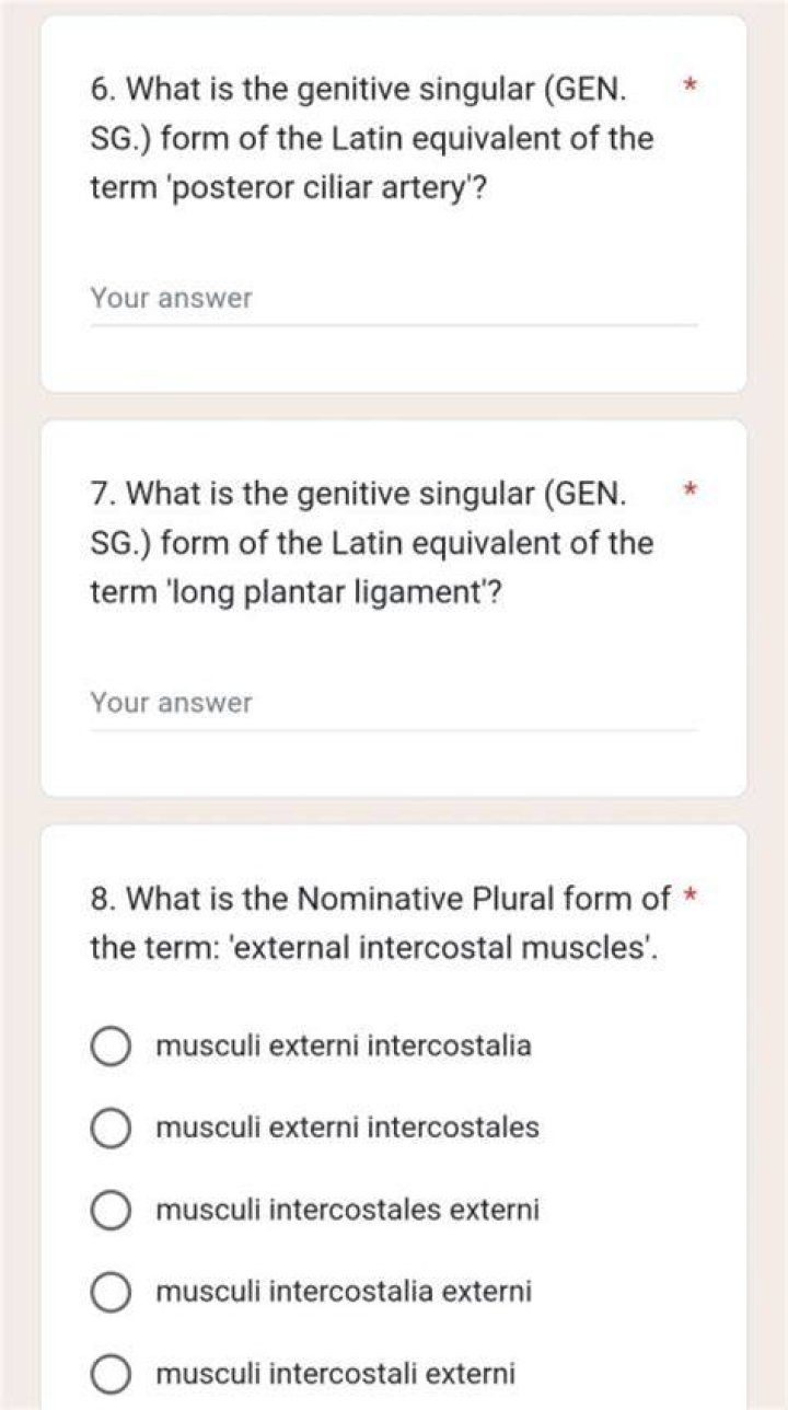 What is the genitive singular