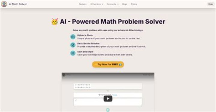What is the website that solves any math problem